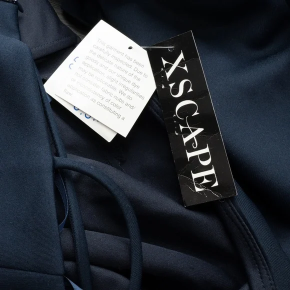 Xscape - One-Shoulder Ruffle Side Gown Style 4795X - Picture 8 of 14